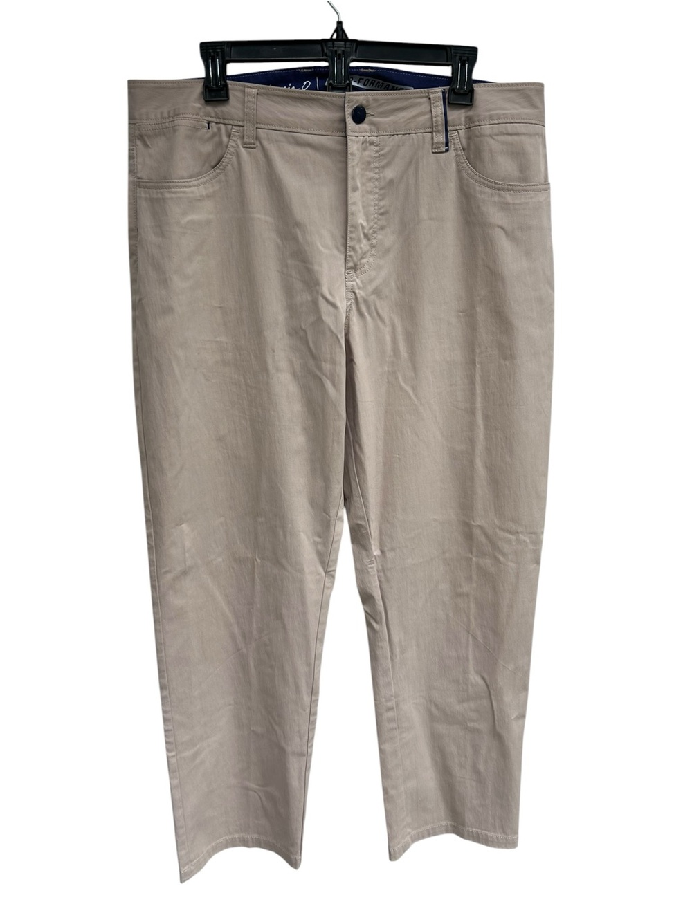 Johnnie O Mens Marin Prep-Formance Golf Pant Light Khaki Size 35x30 JMPA1200 EUC
